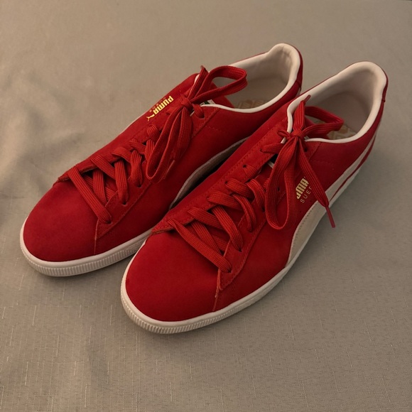 Puma Red and White Sneakers - Picture 2 of 3
